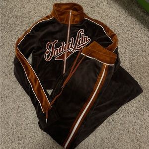 jaded london velour tracksuit